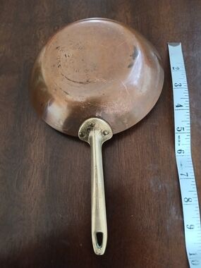 Limited Edition Paul Revere Copper Frying Pan Skillet 6.5" Stainless Steel Brass